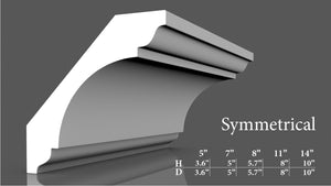 109.6 feet (28 pieces) of 6" Molding in 47" lengths (Shipping included)